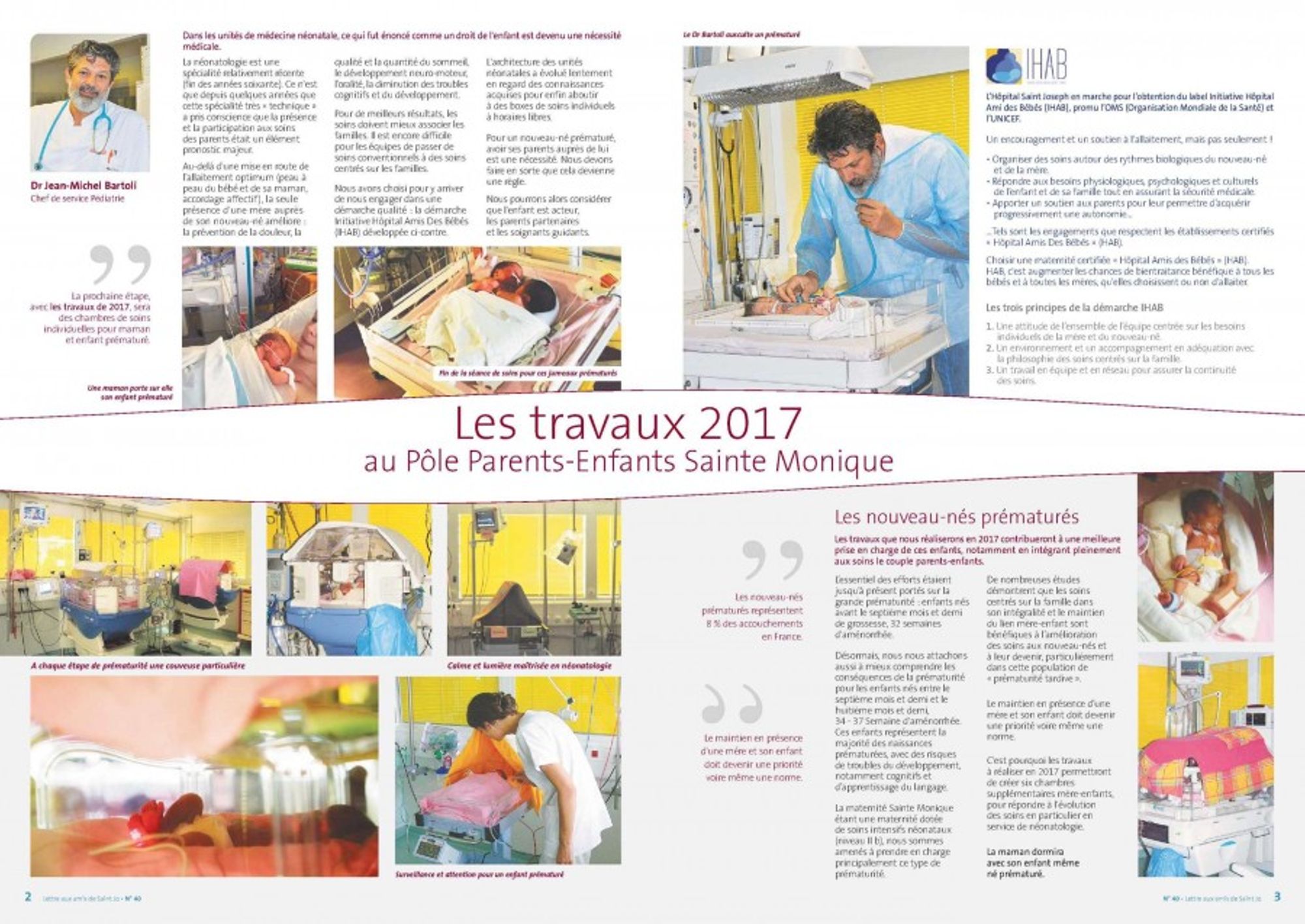 Des travaux indispensables au Pôle ParentsEnfants Sainte Monique