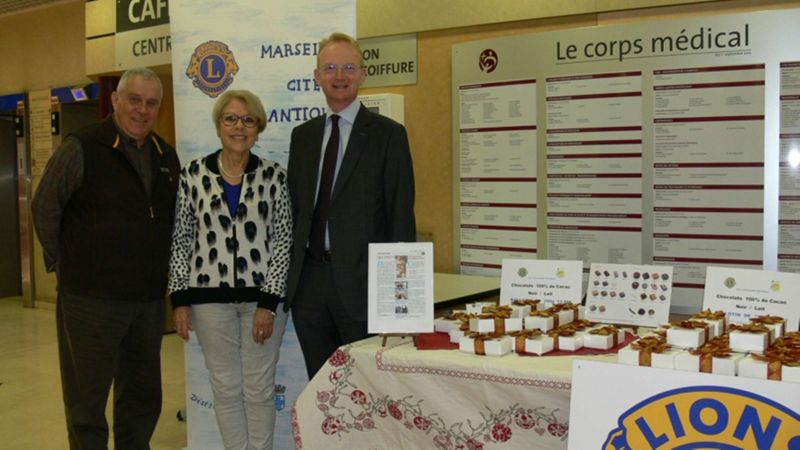 Le Lion's Club organise une vente de chocolats à Saint Joseph au profit du service Pédiatrie