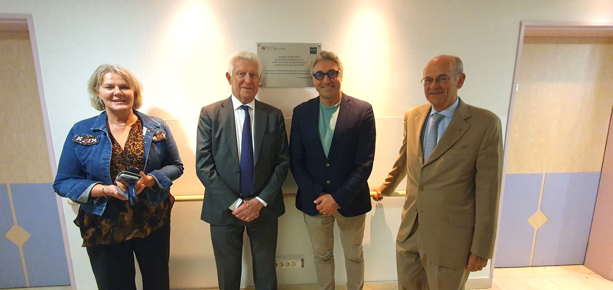 Vendredi 22 septembre : Dévoilement de la plaque de mécénat de la SNEF pour le robot Mako