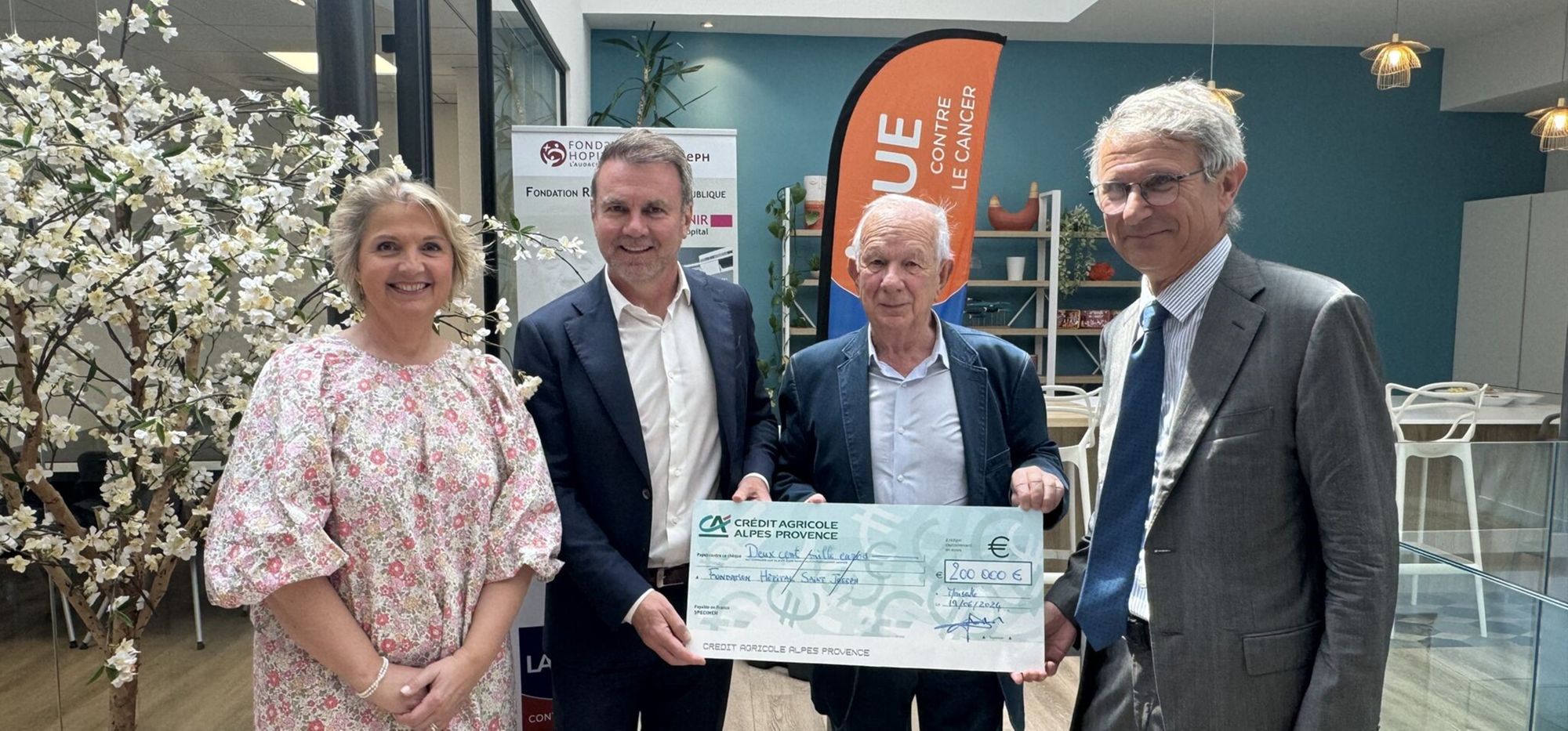 La Ligue Contre le Cancer des Bouches-du-Rhône soutient la Fondation Hôpital Saint Joseph